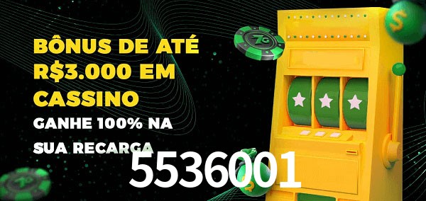 5536001 melhor bônus de depósito