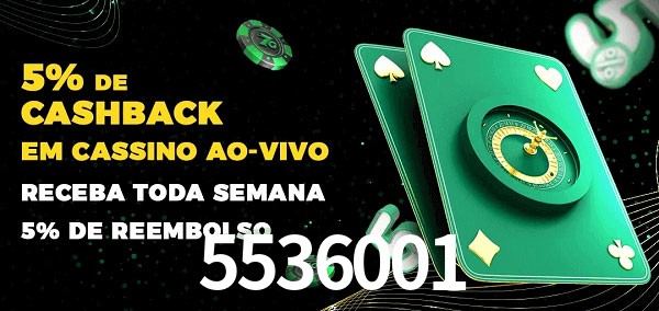 Promoções do cassino ao Vivo 5536001